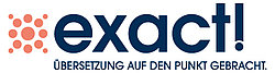 Logo exact! Sprachenservice und Informationsmanagement GmbH