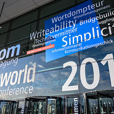 Eingangsbereich der Messe Stuttgart