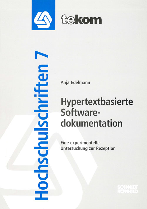 Ausgabe Hypertextbasierte Softwaredokumentation