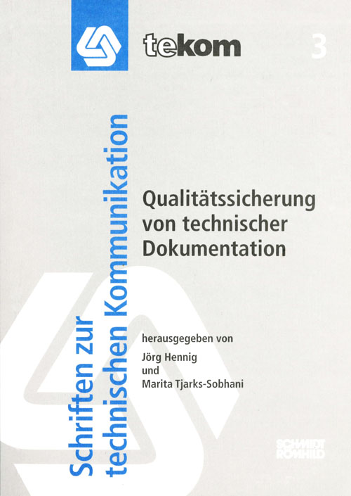 Ausgabe Qualitätssicherung von Technischer Dokumentation