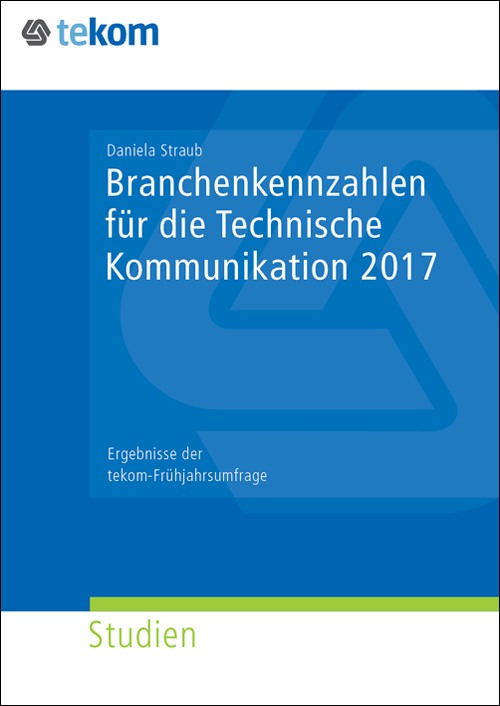 Ausgabe Branchenkennzahlen für die Technische Kommunikation 2017