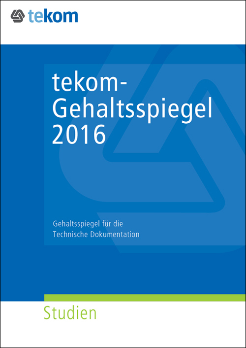 Ausgabe tekom-Gehaltsspiegel 2016