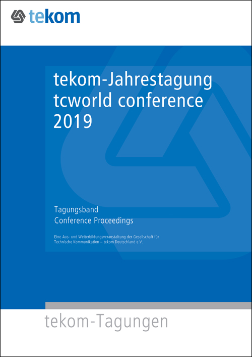 Ausgabe tekom-Jahrestagung/tcworld conference 2019