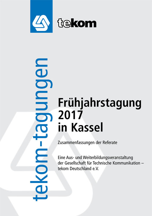 Ausgabe tekom-Frühjahrstagung 2017 in Kassel