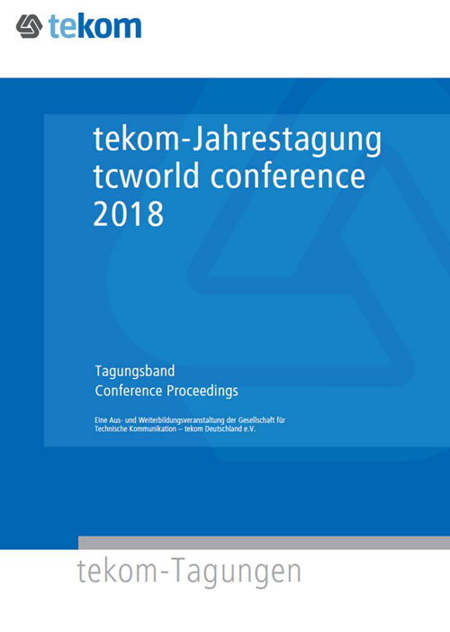Ausgabe tekom-Jahrestagung/tcworld conference 2018