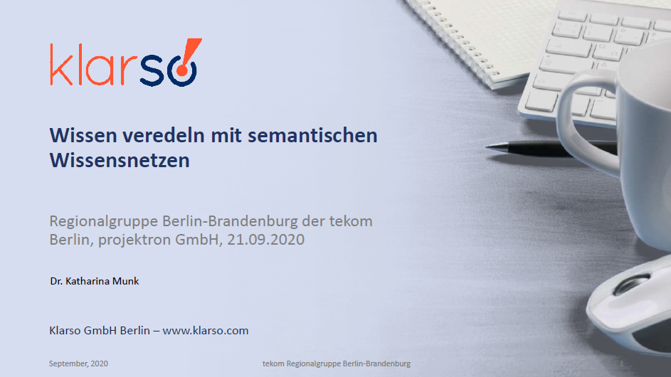 Wissen veredeln mit semantischen Wissensnetzen