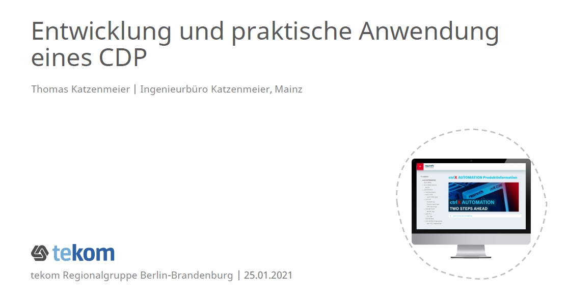 Entwicklung und praktische Anwendung eines CDP